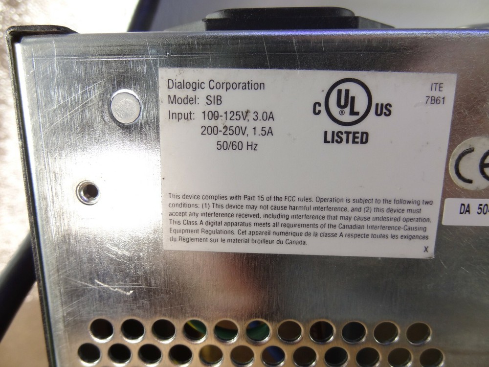 Dialogic SIB480 48 Station Interface Box 96-0857-004