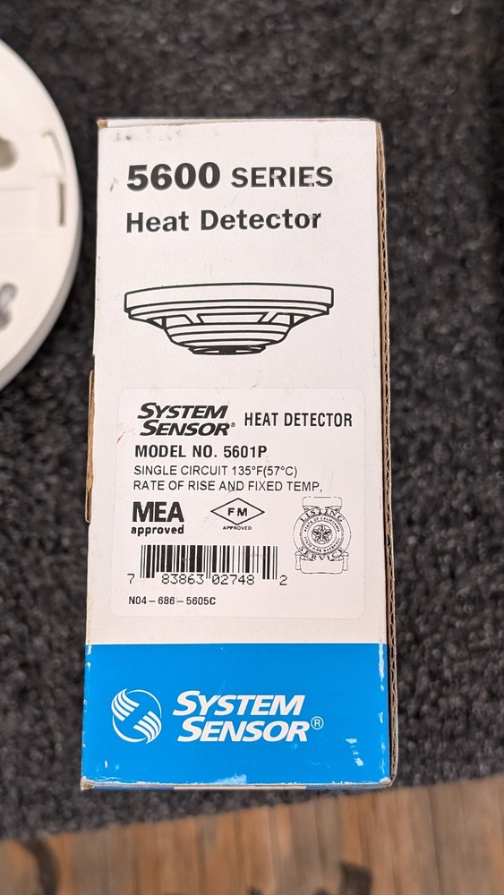 System Sensor heat detector 5600 series 5601P