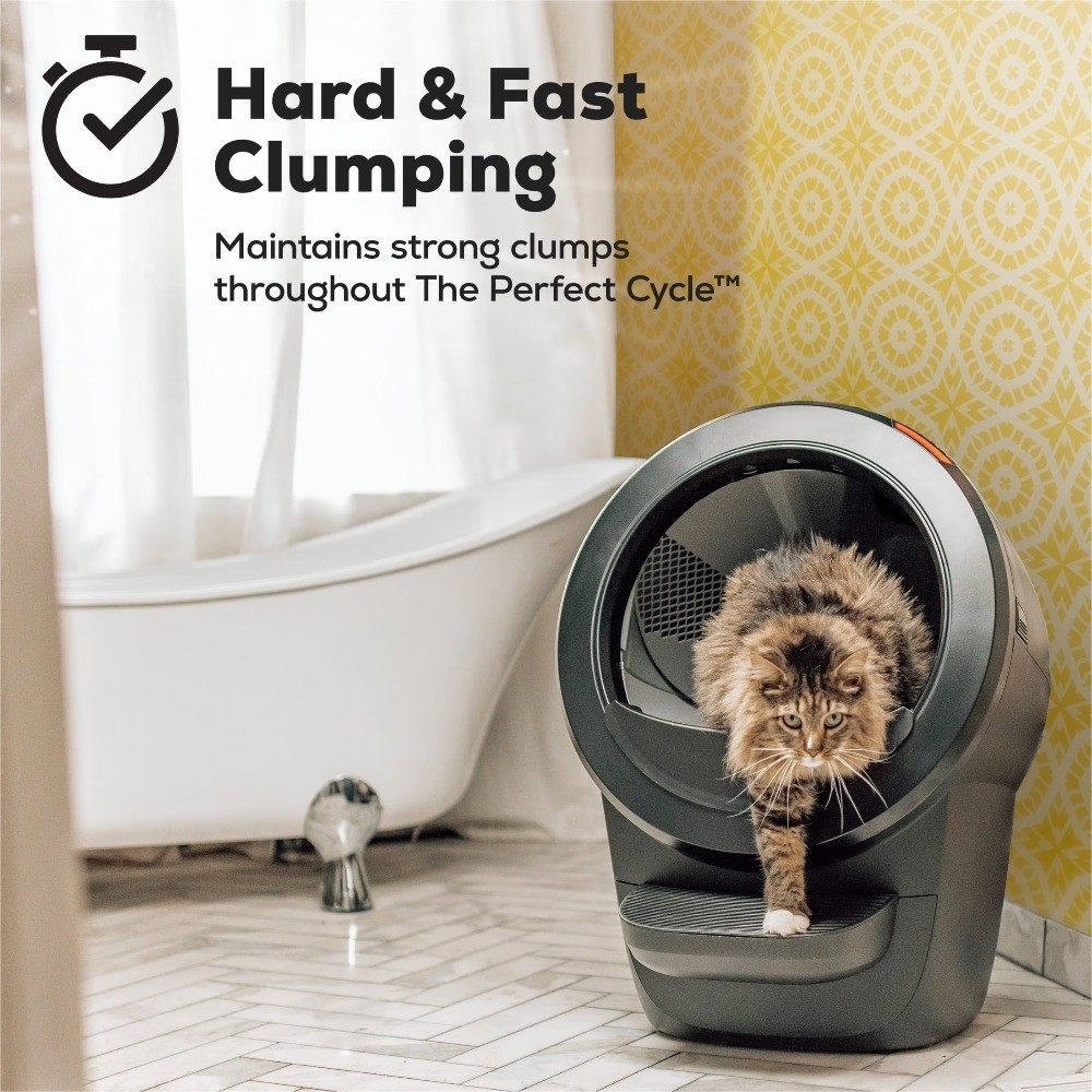 Clumping Cat Litter with Revitalizing Scent, 20 lb Jug, Designed for Automatic