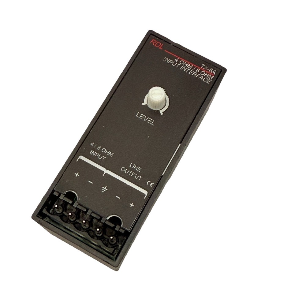 RDL TX-8A 4/8 OHM INPUT INTERFACE