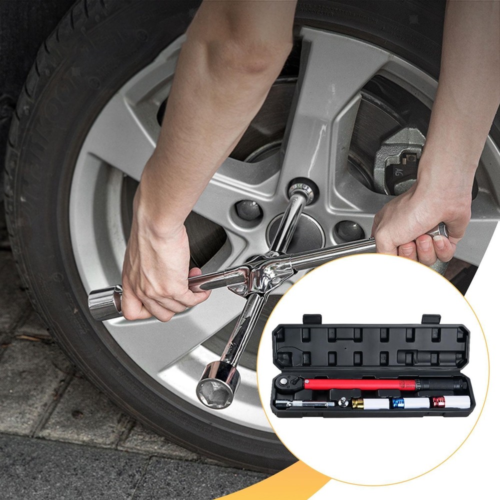 6x Torque Wrench Set Multipurpose Adjustable Hand Spanner Sturdy Repair Tool
