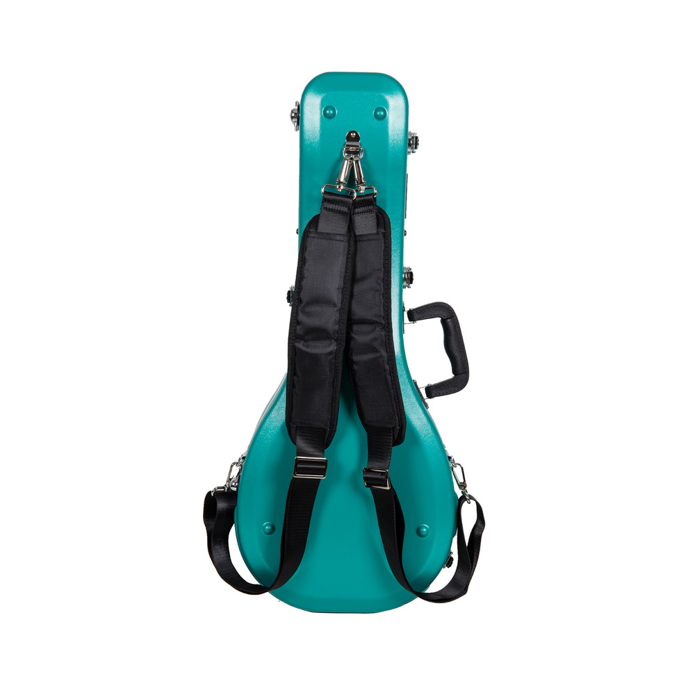 Crossrock A-style Mandolin Case，ABS Molded Hardshell with Detachable Straps