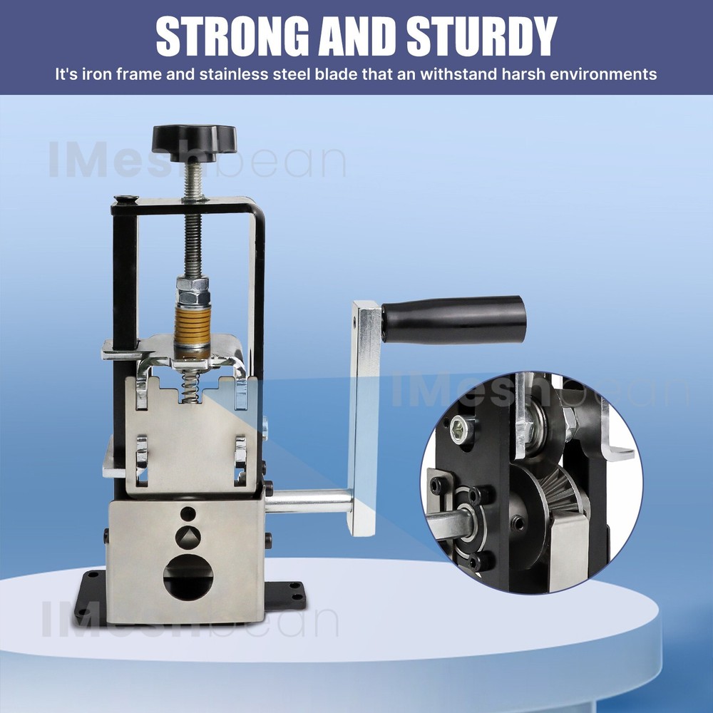 Electric & Manual Wire Stripping Machine Cable Cutter Copper Peeling Stripper US
