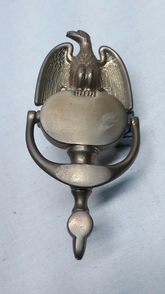 Baldwin Brass Door Knocker Solid Brass 8" Golden Eagle Design Forged W/Hardware
