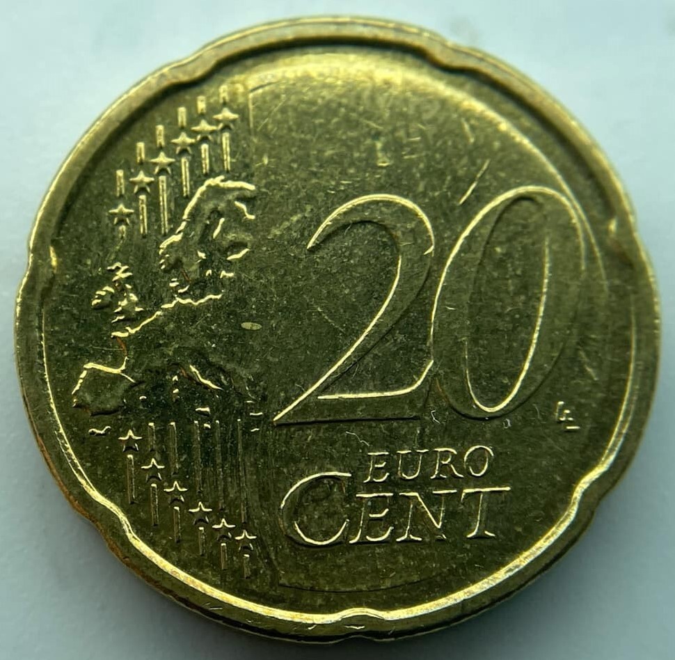 Luxembourg 20 euro cent 2016
