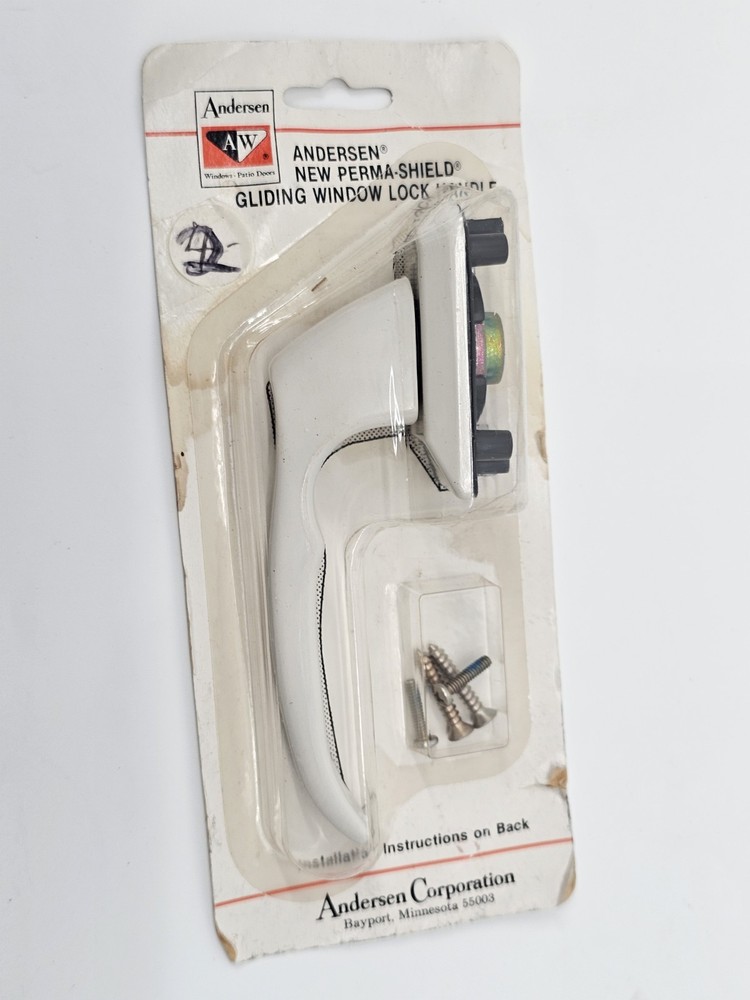 Andersen Perma Shield Gliding Window Lock Handle 1991 Perma-shield Vtg New