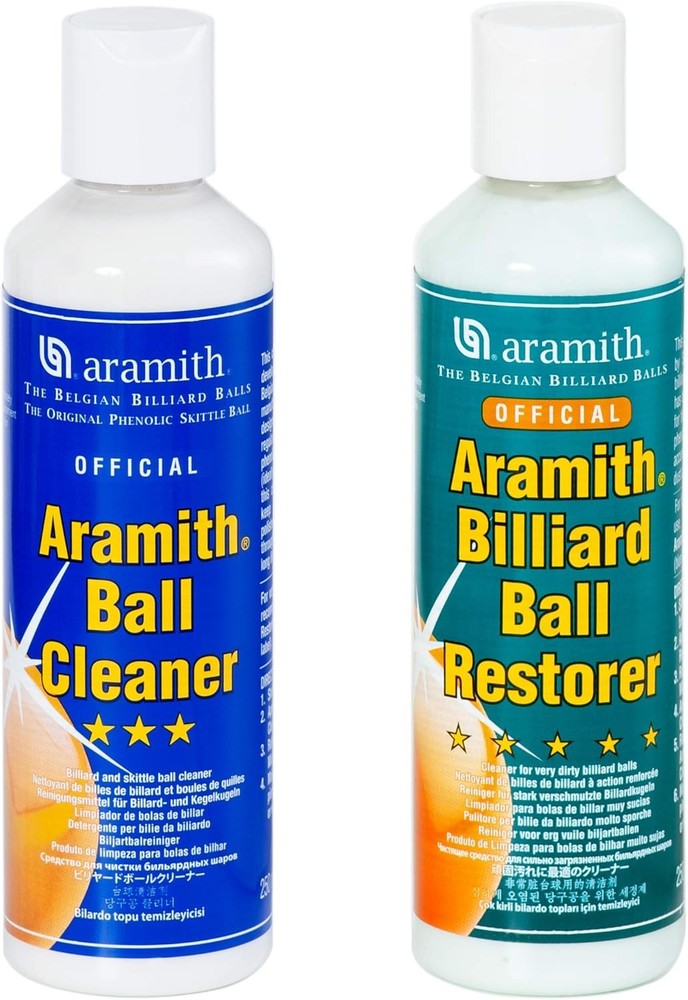 Billiard Ball Cleaner and Restorer 2 Bottles