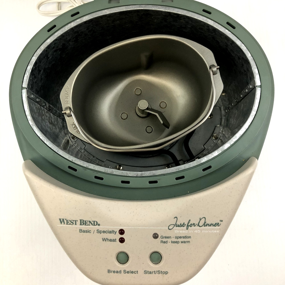 WEST BEND JUST FOR DINNER AUTOMATIC BREAD MAKER MACHINE MODEL 41077 EUC Clean