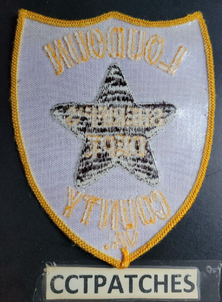 LOUDOUN COUNTY, VIRGINIA SHERIFF SHOULDER PATCH VA