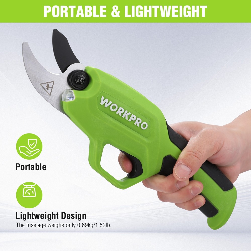 7.2V Electric Pruning Shears Battery Powered Pruning Shears Cordless Metal