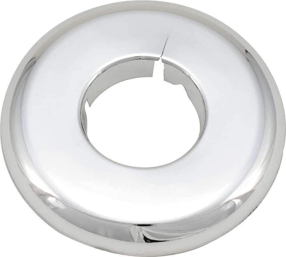 Proplus GIDS-231401 Split Escutcheon, 1/2" Ips, Chrome Plated Plastic