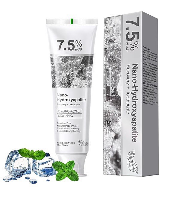 7.5% Hydroxyapatite Toothpaste for Advanced Enamel Protection,Appropriate