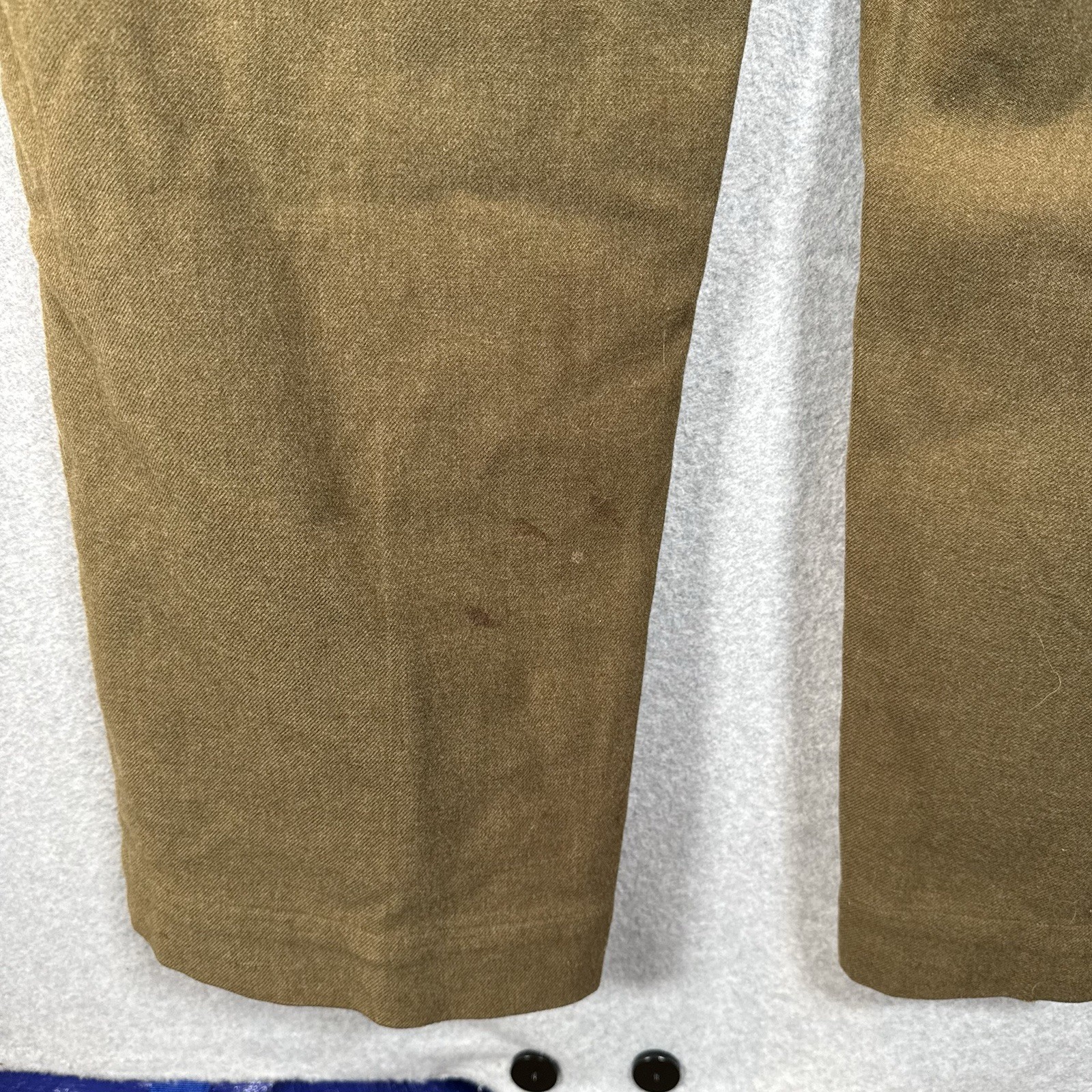 Vintage US Army HEAVY Wool Field Trouser Pants Serge 34x33 Post WWII