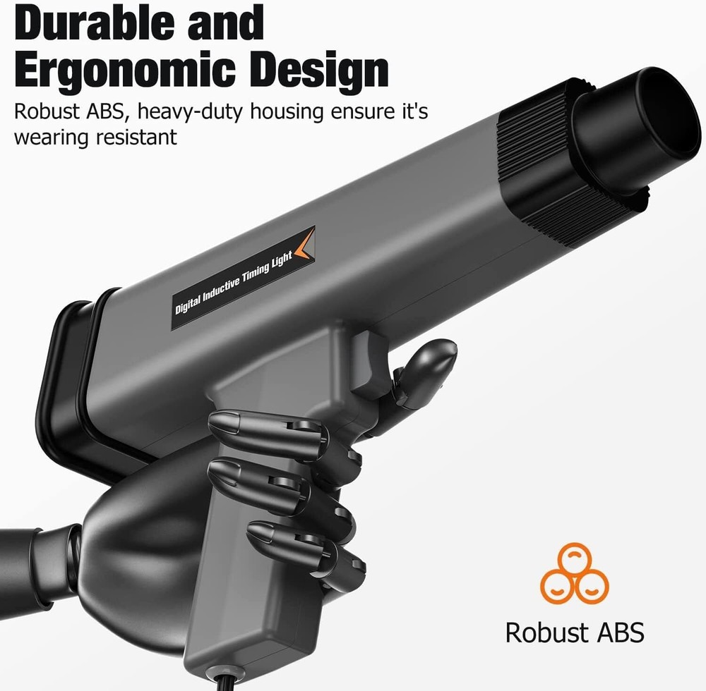 KZYEE KT60 12V Digital Inductive Timing Light Car Engine Ignition Tester Tool US