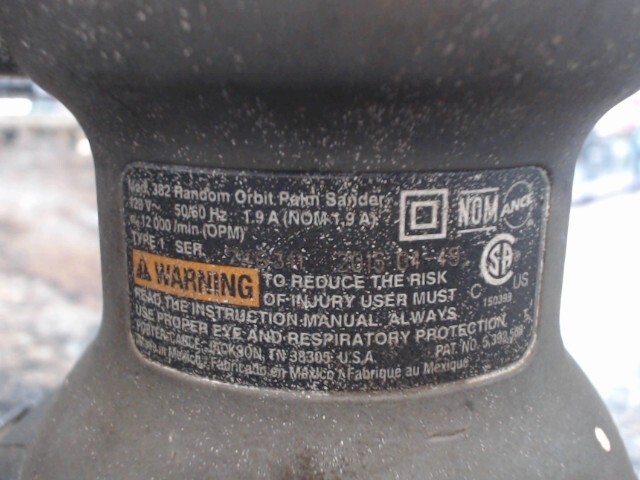 PORTER CABLE 382 (ASA062992)