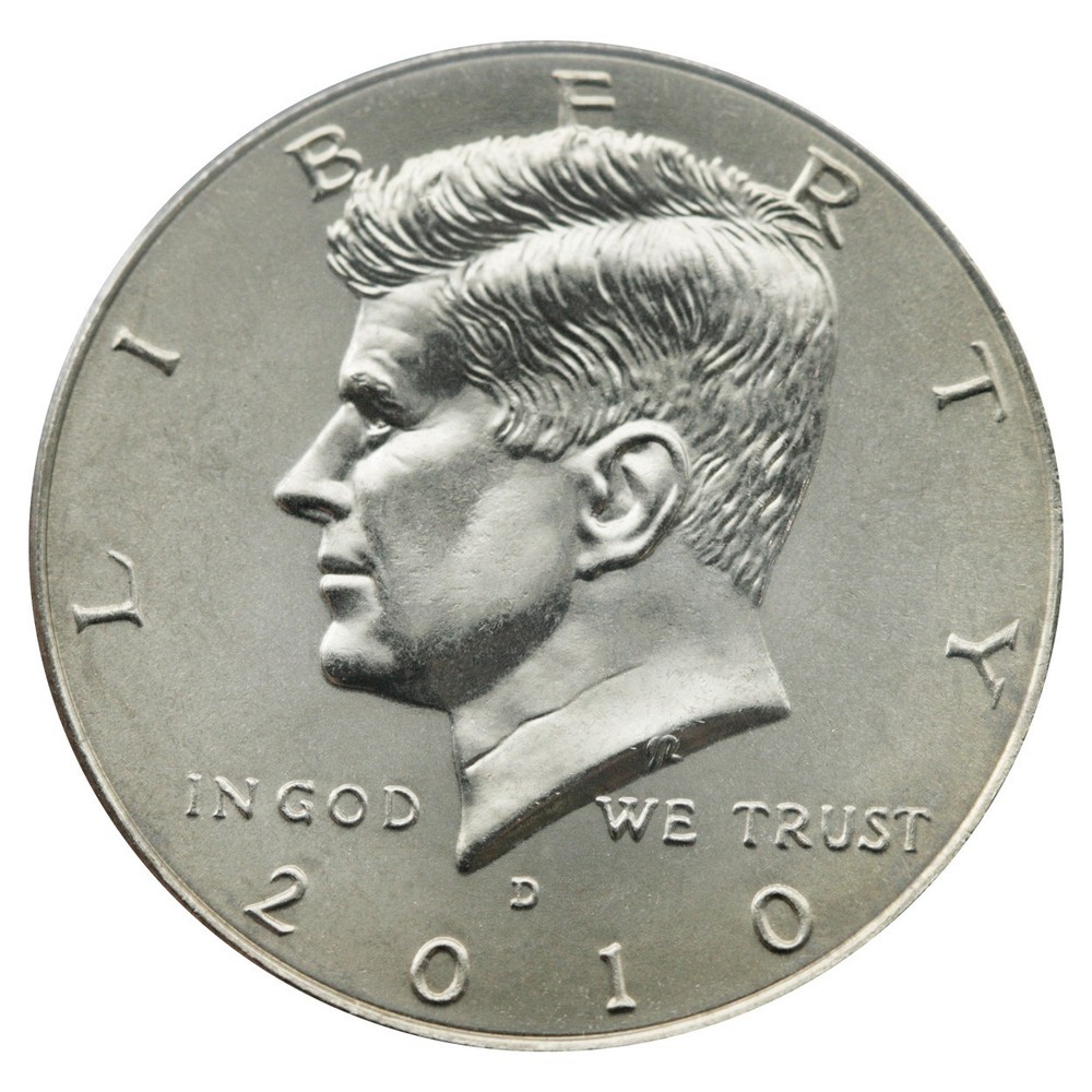 2010-D Kennedy Half Dollar • Uncirculated from US Mint Roll