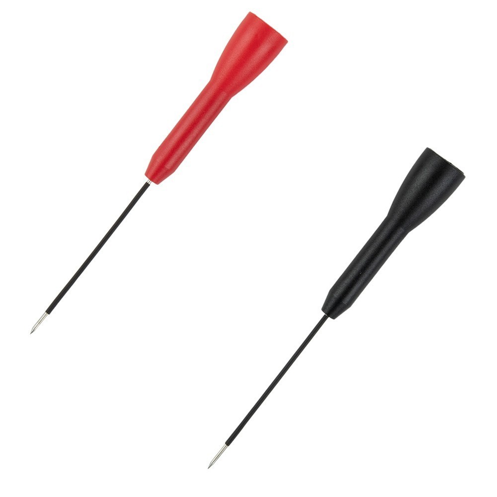 2 Pcs Multimeter Test-Lead Extension Back Probe Tip Needle Micro-Needle New