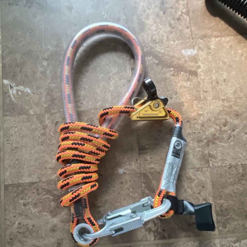 Bashlin belt & Climbing Spike, with rope and fall restraints