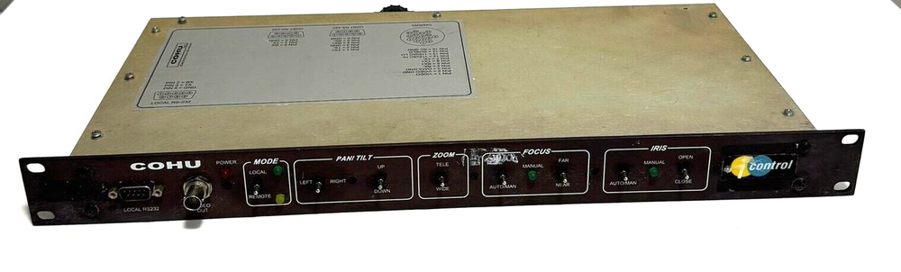 COHU CAMERA CONTROL UNIT PTZ 9305-0200