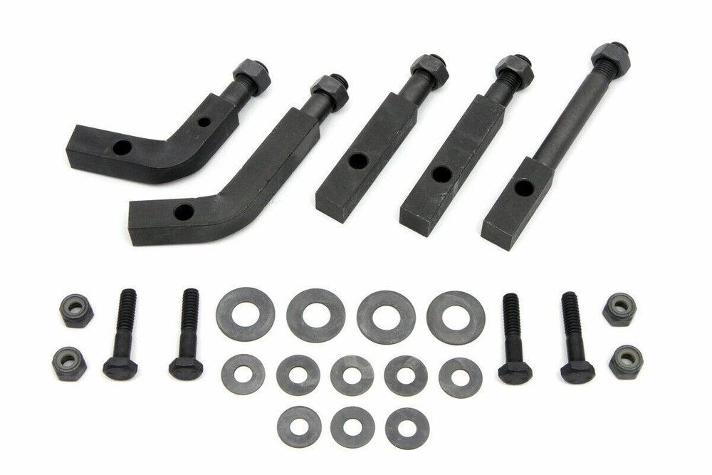 Footboard Mount Bracket Kit Parkerized for Harley Davidson by V-Twin