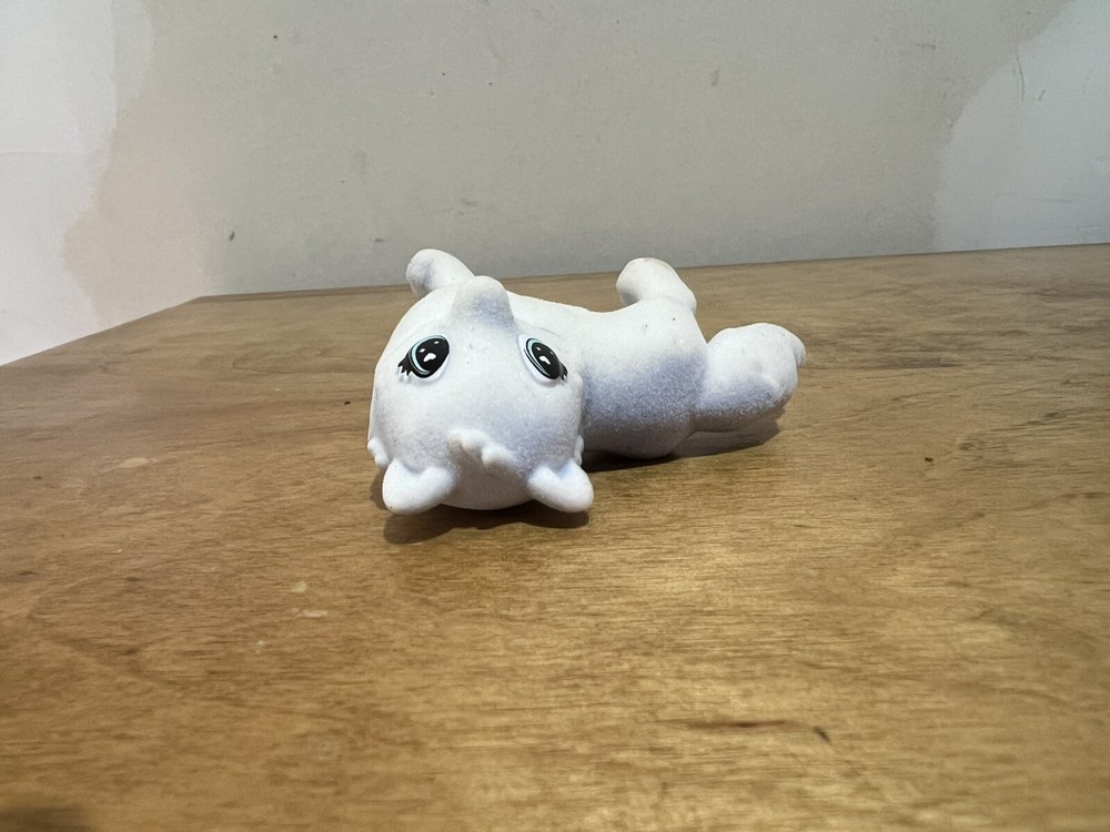 Scribble Scrubbie Pets Arctic Igloo Felt Arctic Fox Replacement Figure Flocked