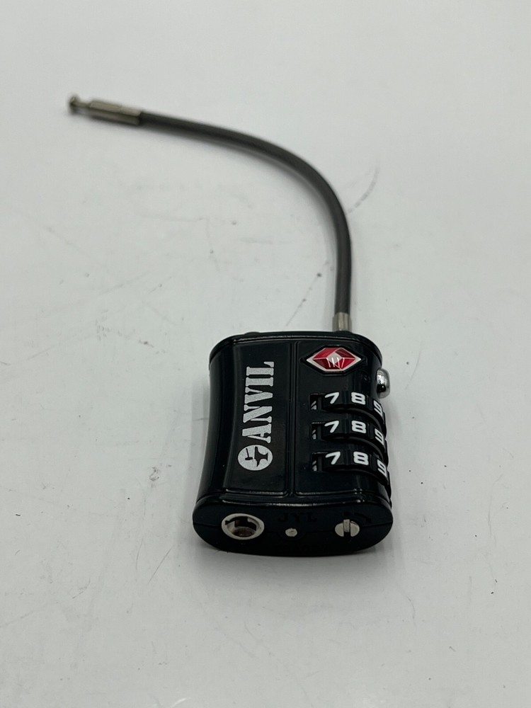 Anvil TSA007 Travel Security Combination Lock Black