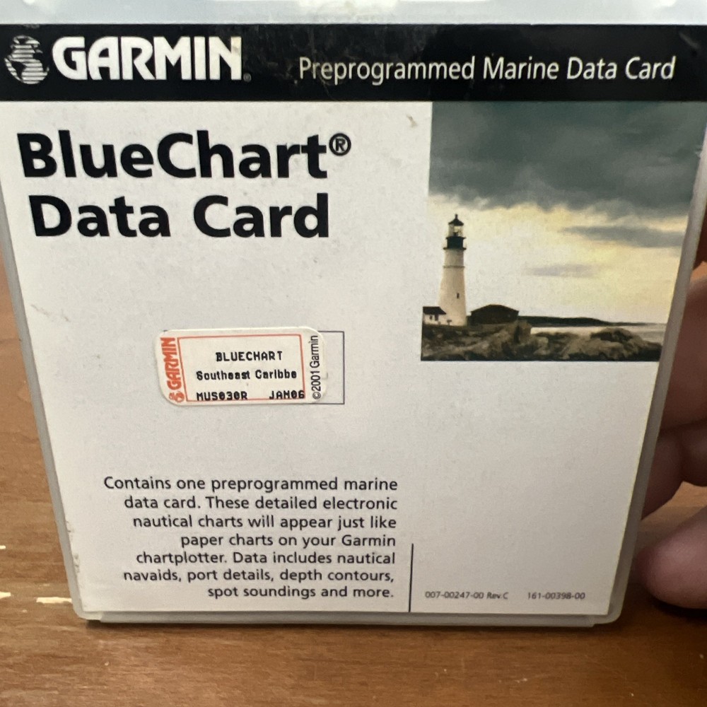 Blue Chart Data Card -southeastern Caribbean 2006