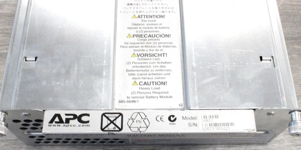 APC Symmetra RM Battery Backup UPS SYBT2 Battery Module
