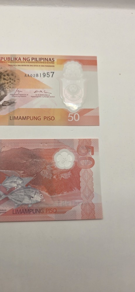 Philippines 2025 First Release Polymer 50 Pesos. UNCIRCULATED