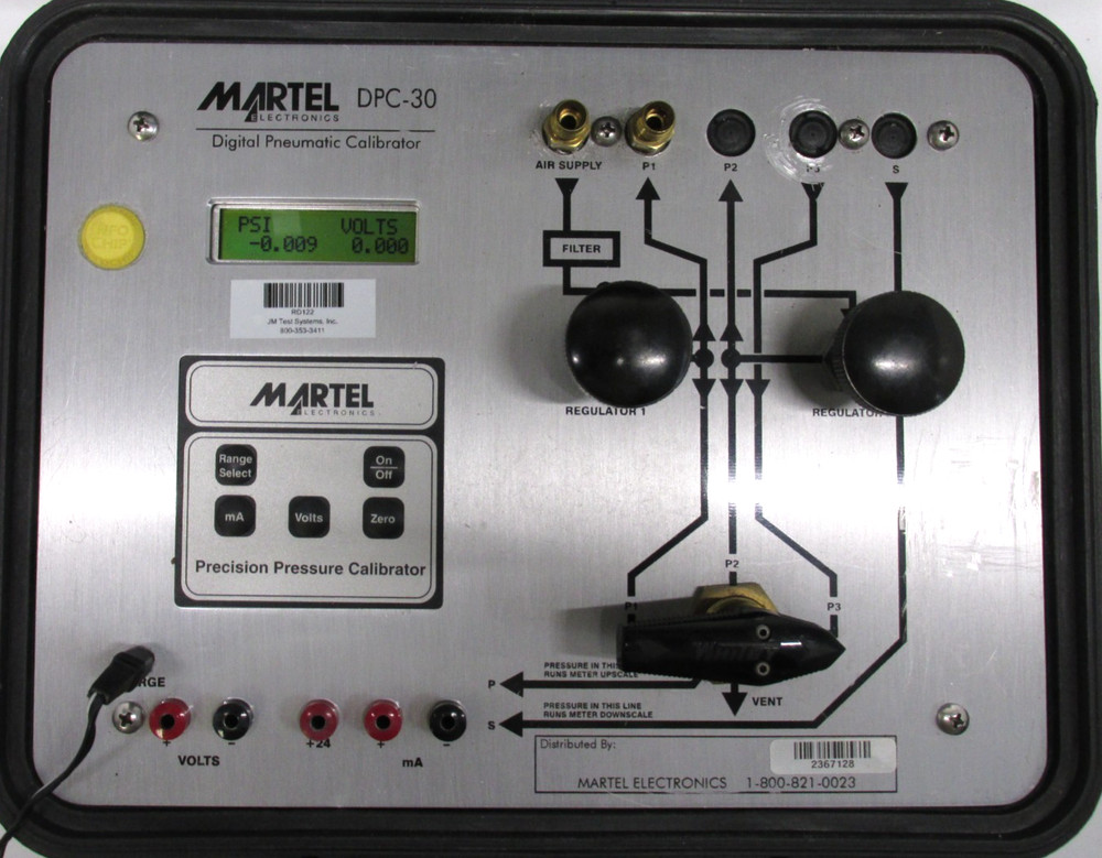 Martel DPC-30 Digital Pressure Calibrator, RDEQ.