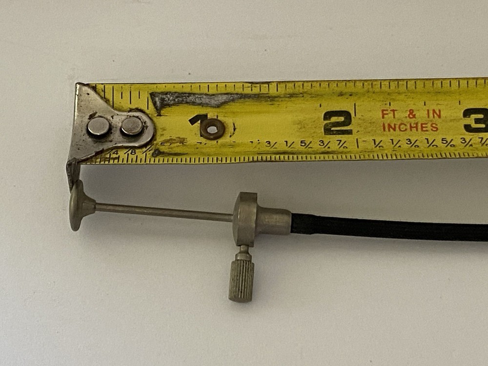 VINTAGE PRONTOR 40" SCREW LOCKING CLOTH CLAD SHUTTER RELEASE CABLE *WORKING*