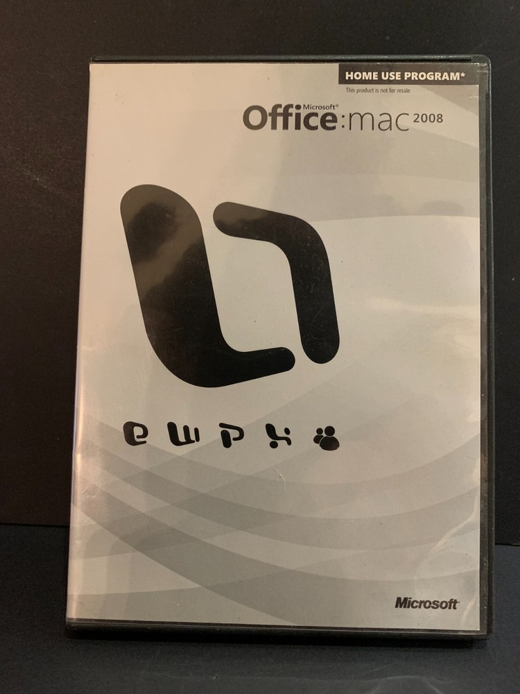 Microsoft Office:Mac 2008 – Home Use Program – Productivity Suite for Collectors