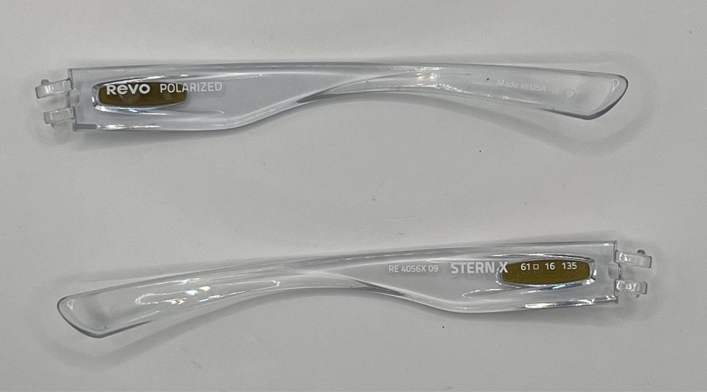 2447 - REVO 4056X CLEAR BOTH TEMPLES AUTHENTIC