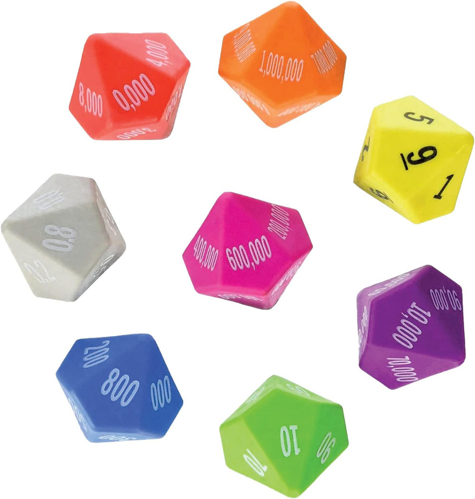 Place Value Dice 8-Pack