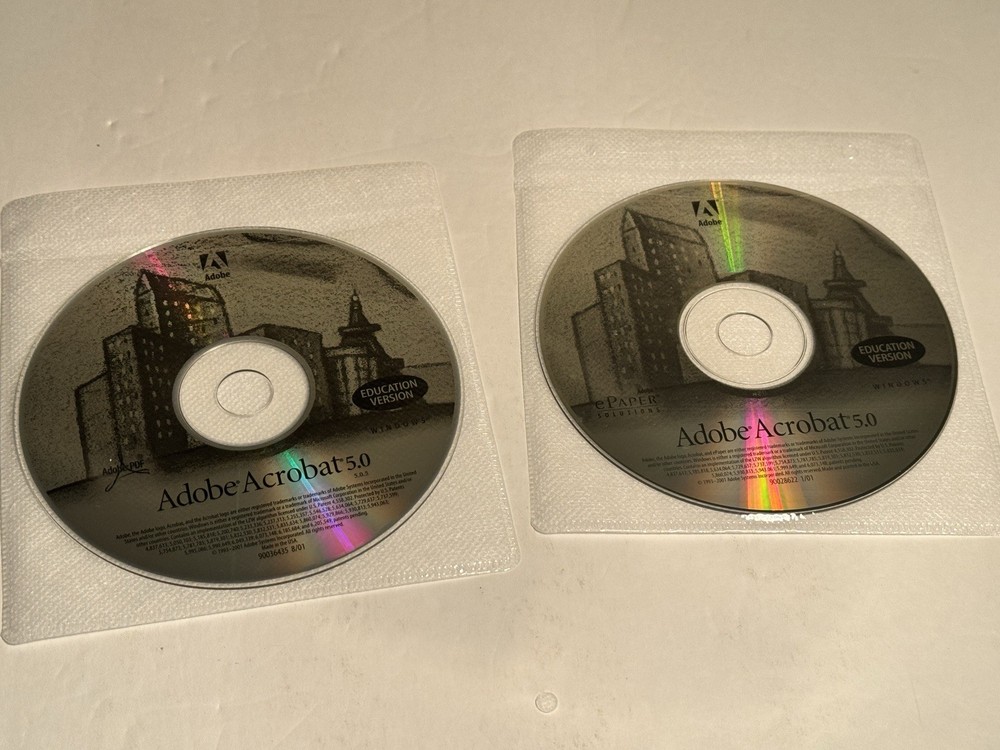 ADOBE ACROBAT 5.0 Education Version for Windows Discs only