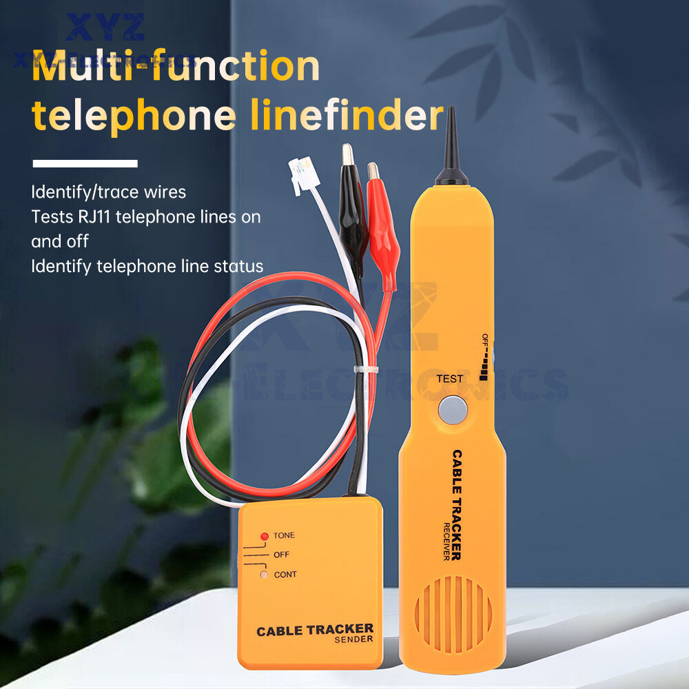 Multi-function Cable Finder Wire Tracker Fiber Optic Network Tester Cable Toner