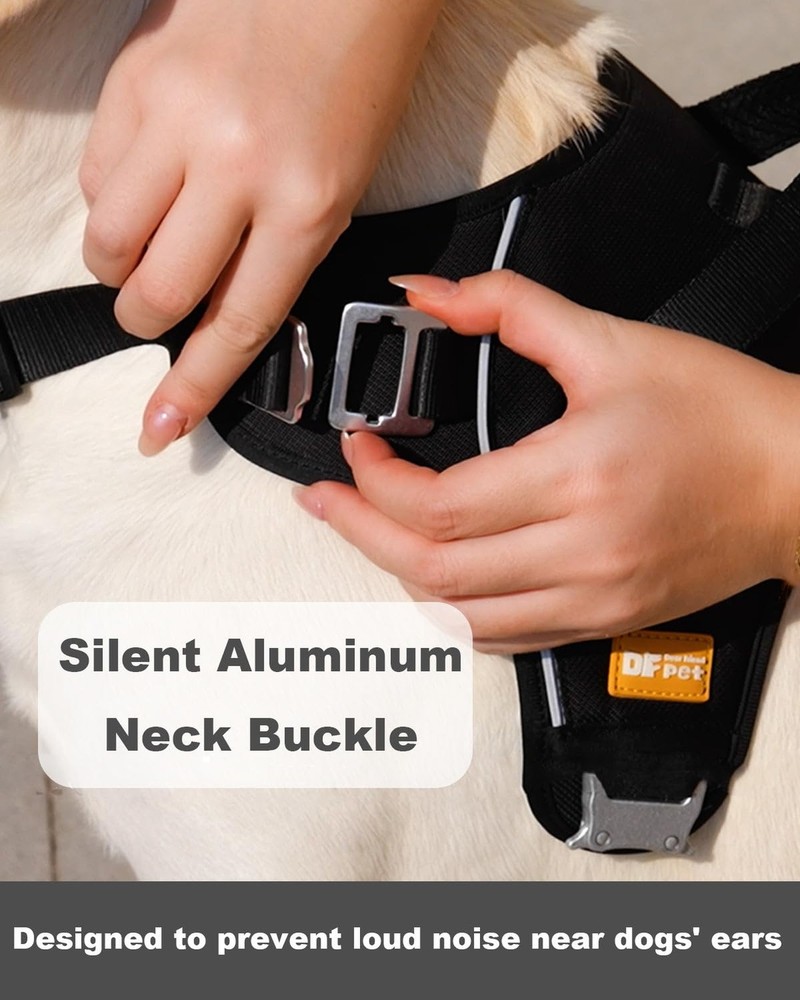 DF No Pull Step-in Martingale Dog Harness, Help Stop Pulling & Chok... Fast Ship