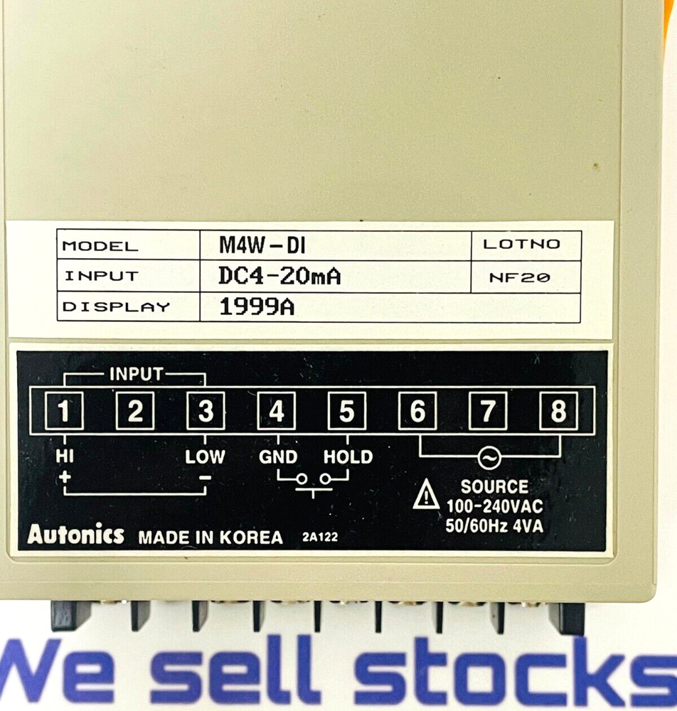 AUTONICS M4W-DI Digital Scaling Meter