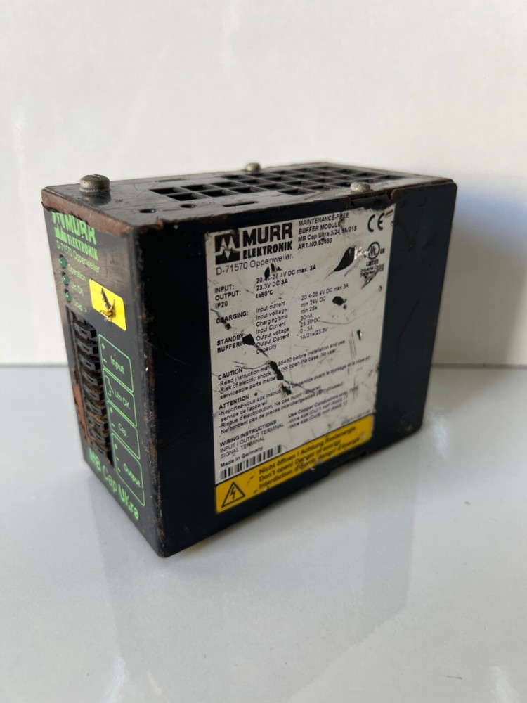 MURR ELECTRONICS MB CAP ULTRA 3/24 1A/21S (85460) BUFFER MODULE