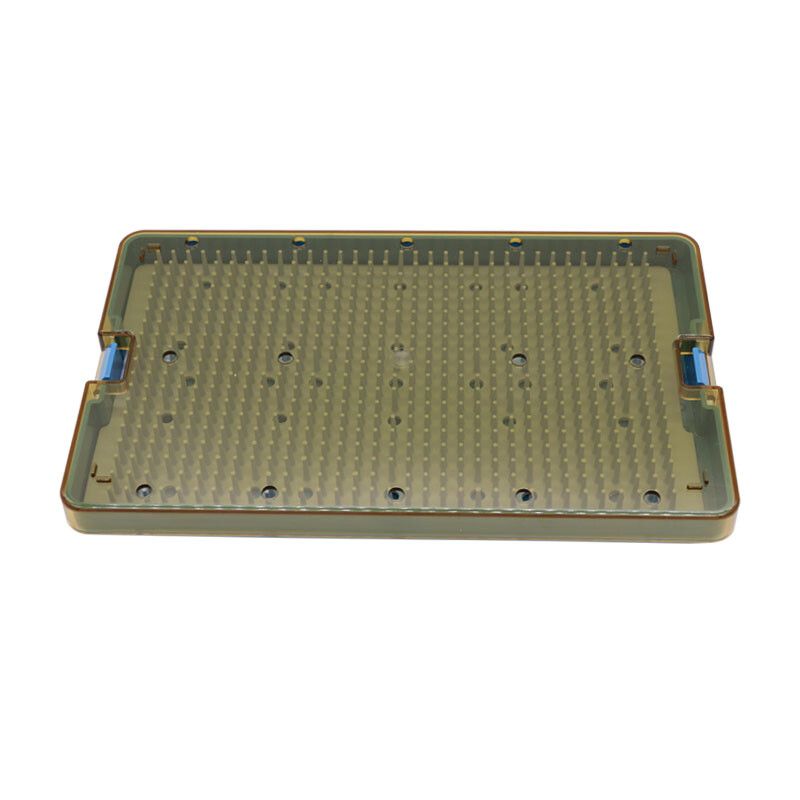 220*140*22 Medium PPSU Plastic Sterilization Tray Case for Surgical Instruments