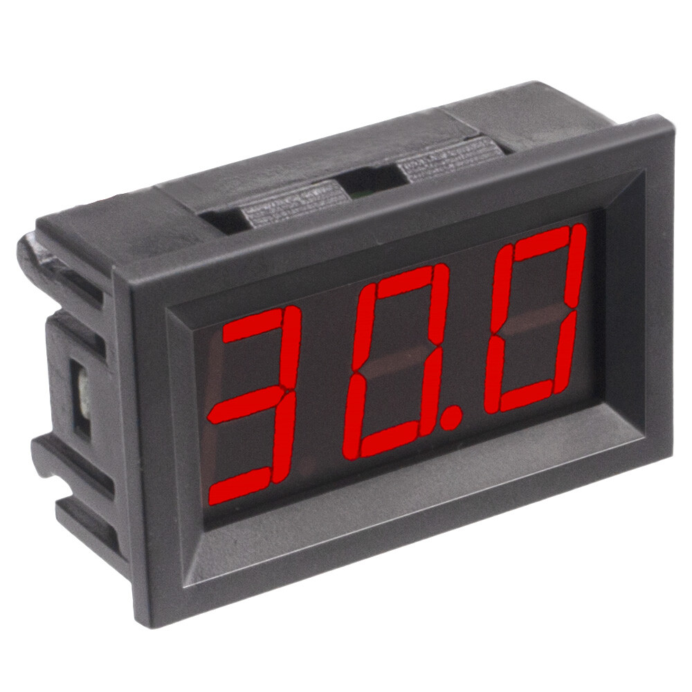 50pcs 3 Wire DC0-100V Digital Led Display Voltage Tester Meter Voltmeter