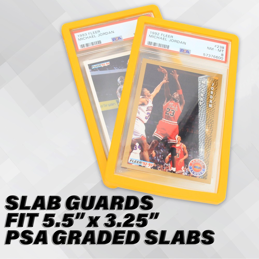 CM PSA 5 Pack Stackable Display Case Up to 35pt Cards Slab Protector Bumper