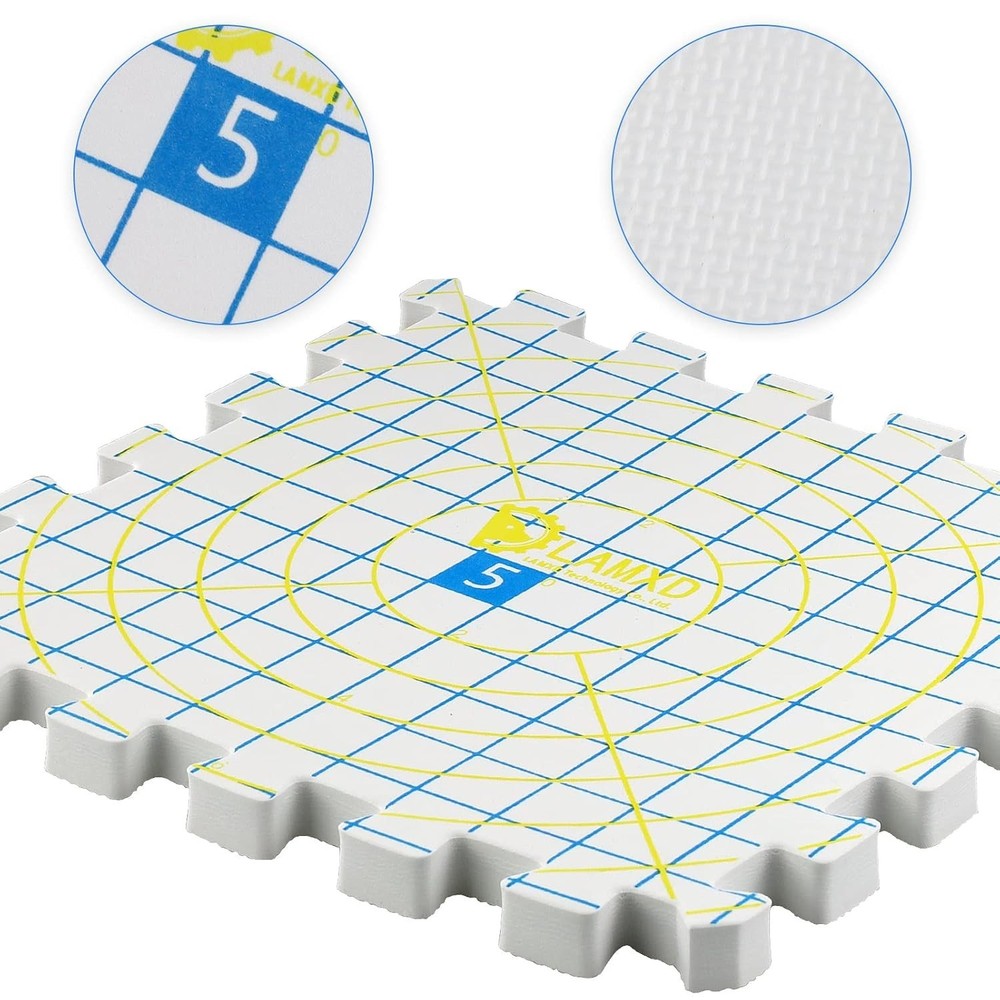 Blocking Mats for Knitting - Extra Thick Blocking Boards with Grids with 22PC...