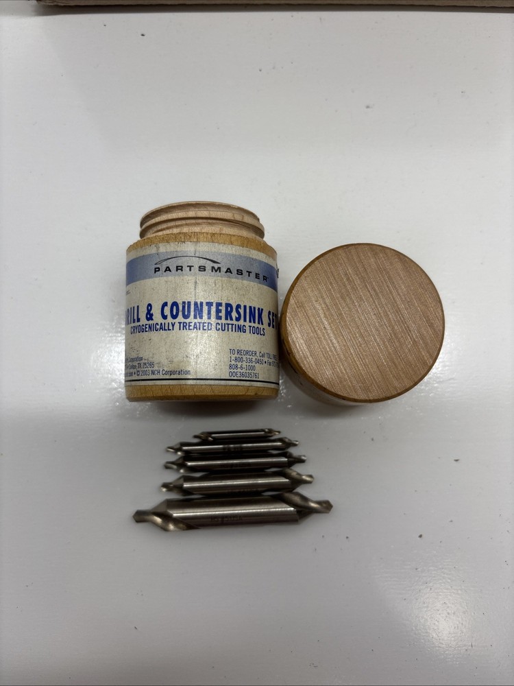 Partsmaster 5pc. Drill & Countersink Set HS 1-5