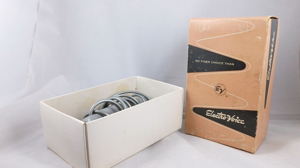 Vintage Electro Voice Model 729 Ceramic Microphone Untested w/ Box
