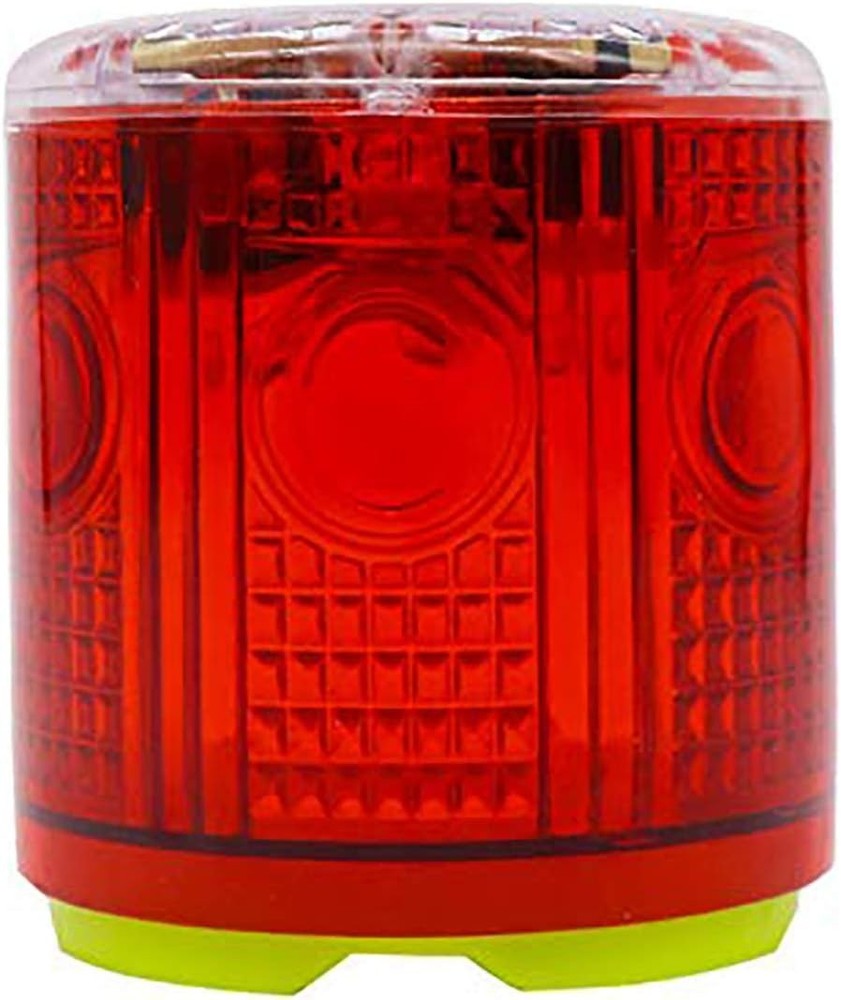 Solar Strobe Warning Light, with Strong Magnetic Base High Bright LED Red