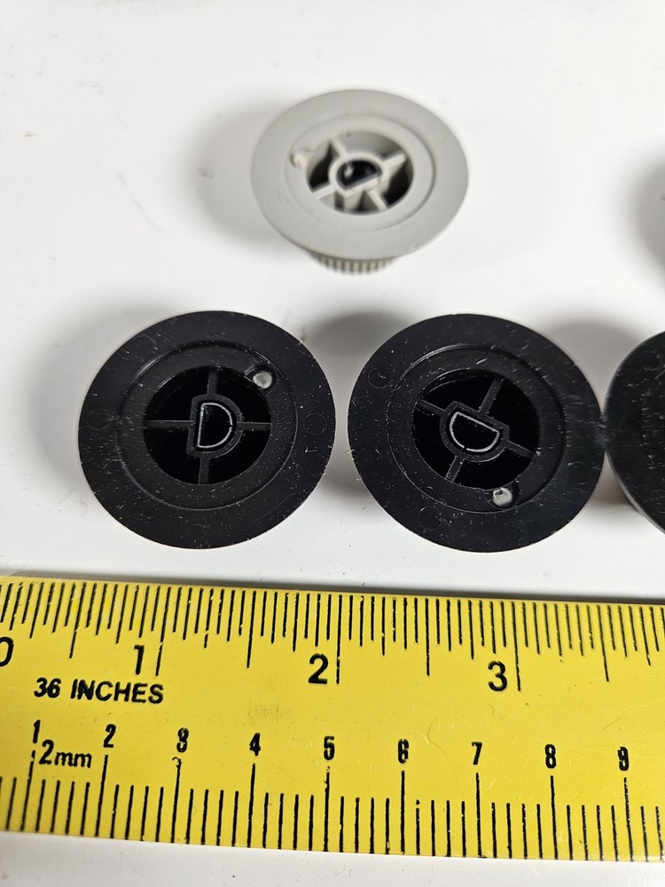 6 Shure M68 Microphone Mixer Preamplifier Amplifier Amp Numbered Knobs OEM