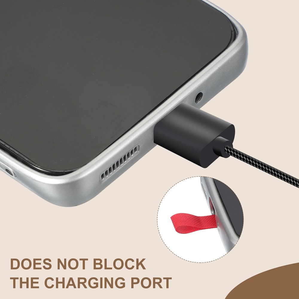 5pcs Phone Tether Tab, Universal Octagonal Phone Lanyard Patch, Dark Green