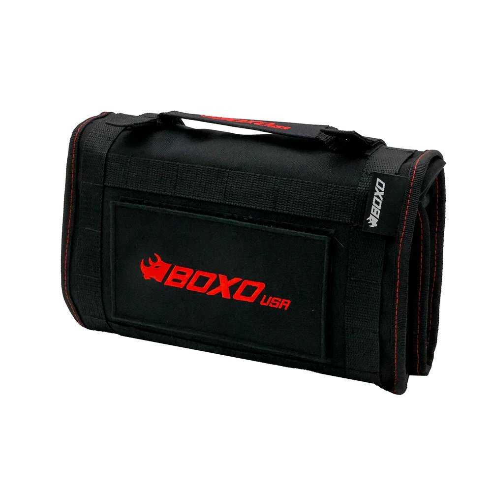 Boxo USA Adventure Motorcycle Tool Kit - 40-Piece Compact Tool Roll