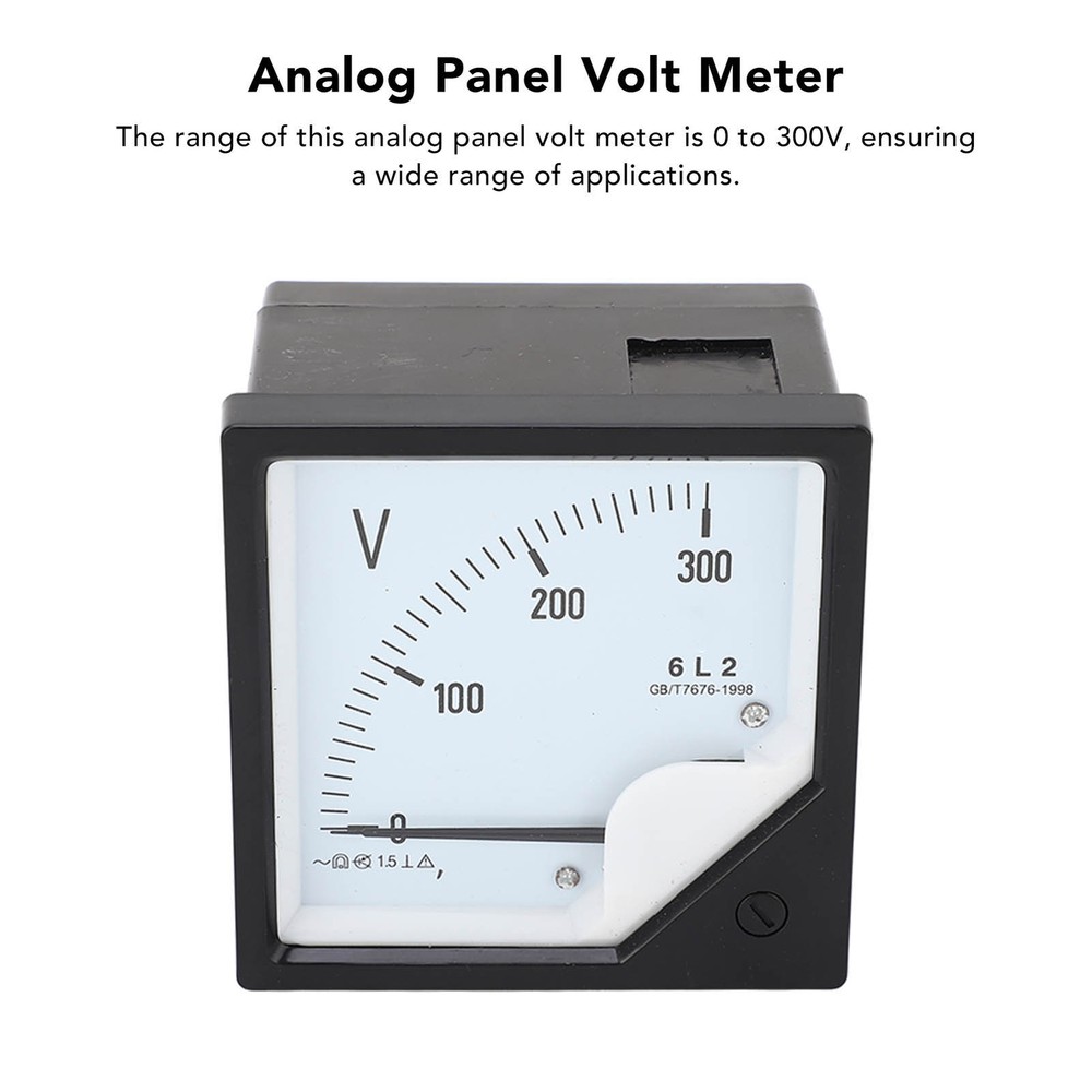 Analog Panel Voltage Gauge 0 To 300V Level 2.5 Pointer Voltmeter For Generator♪